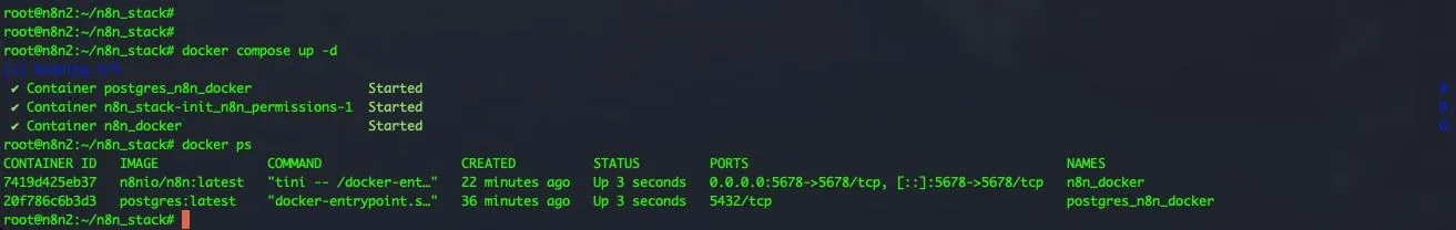 fig: Chạy lệnh Docker