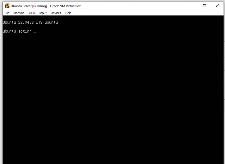 Cách cài đặt Ubuntu Server trên VirtualBox đơn giản cho người mới 44 Giao diện đăng nhập của Ubuntu Server - Nguồn: Internet