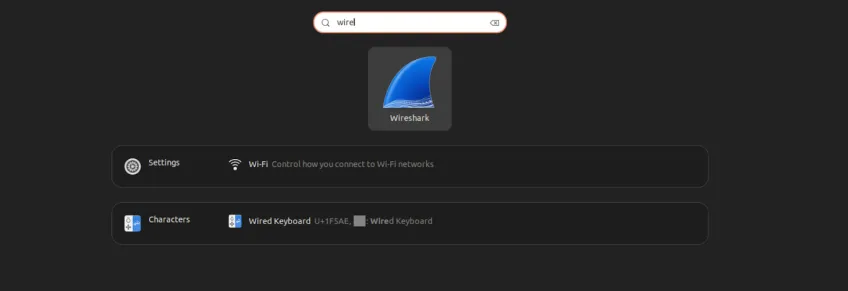 Cách cài đặt Wireshark trên Ubuntu 22.04 chi tiết 12 Giao diện đồ họa sau khi cài đặt Wireshark trên Ubuntu