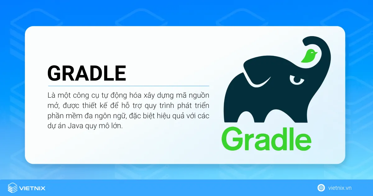 Hướng dẫn cài Gradle trên Ubuntu 24.04 chi tiết 5 Gradle là một công cụ tự động hóa xây dựng mã nguồn mở