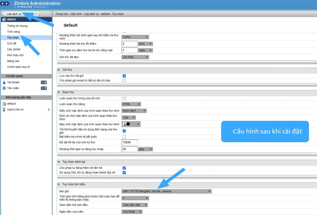 Cách cài đặt Zimbra trên Ubuntu chi tiết 17 Thiết lập Zimbra sau cài đặt - Nguồn: Internet