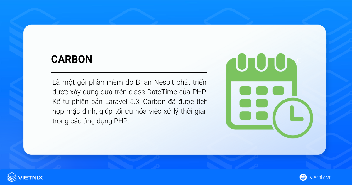 Xử lý datetime đơn giản với thư viện Carbon Laravel và PHP cụ thể nhất 7 Carbon là gì?