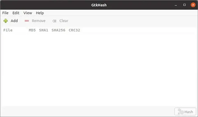 Cách xác minh checksum Linux chi tiết 8 GtkHash là một công cụ giao diện đồ họa giúp bạn dễ dàng tính và so sánh checksum Linux - Nguồn: Internet
