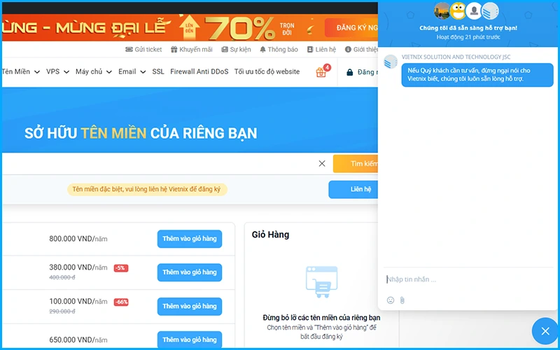 Tên miền .gov là gì? Cách đăng ký tên miền .gov.vn chi tiết 30 Liên hệ trực tiếp với Vietnix để đăng ký tên miền .gov.vn