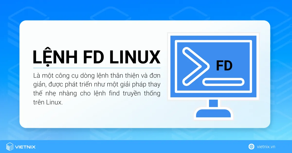 Cách tìm file bằng lệnh fd Linux đơn giản nhất 6 Lệnh fd Linux là giải pháp thay thế nhẹ nhàng cho lệnh find truyền thống trên Linux