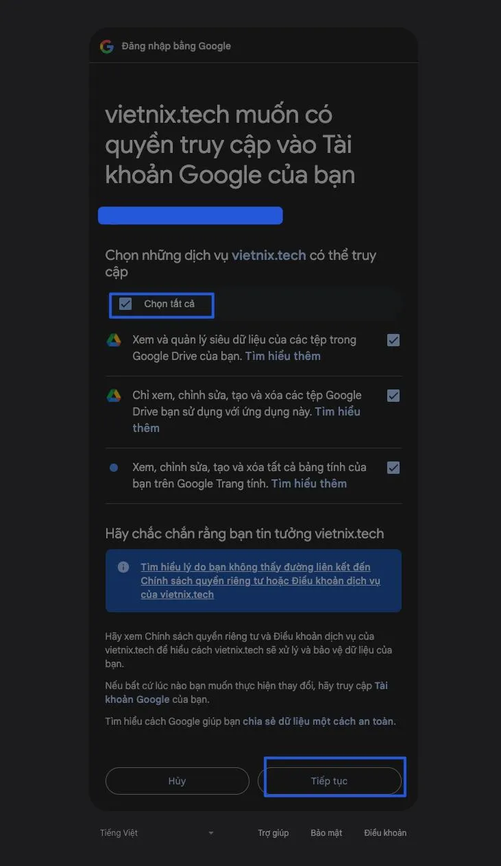 Hướng dẫn từng bước: Kết nối n8n đến Google Cloud APIs (OAuth 2.0) 37 Đăng nhập tài khoản Google