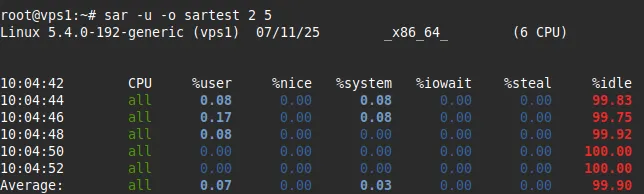 Sysstat trên Linux là gì? Cách cài đặt và sử dụng giám sát hiệu suất hệ thống toàn diện 31 Theo dõi hiệu suất CPU