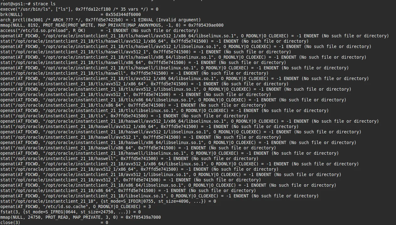 Hướng dẫn theo dõi và phân tích hệ thống với lệnh strace Linux 27 Gọi hệ thống, đối số truyền vào