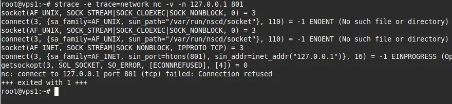 Hướng dẫn theo dõi và phân tích hệ thống với lệnh strace Linux 33 Theo dõi các lời gọi hệ thống liên quan đến mạng