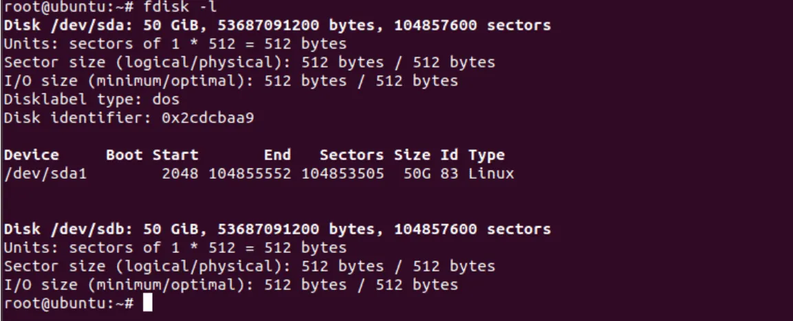 Cách phân vùng ổ cứng Ubuntu Linux bằng FDISK 13 Liệt kê phân vùng - Nguồn: Internet