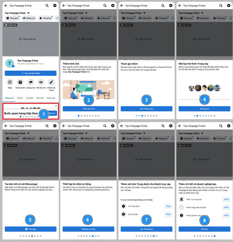 SEO Facebook là gì? Phương pháp SEO Fanpage lên top bền vững 40 Truy cap giao dien Fanpage va bo sung thong tin phu