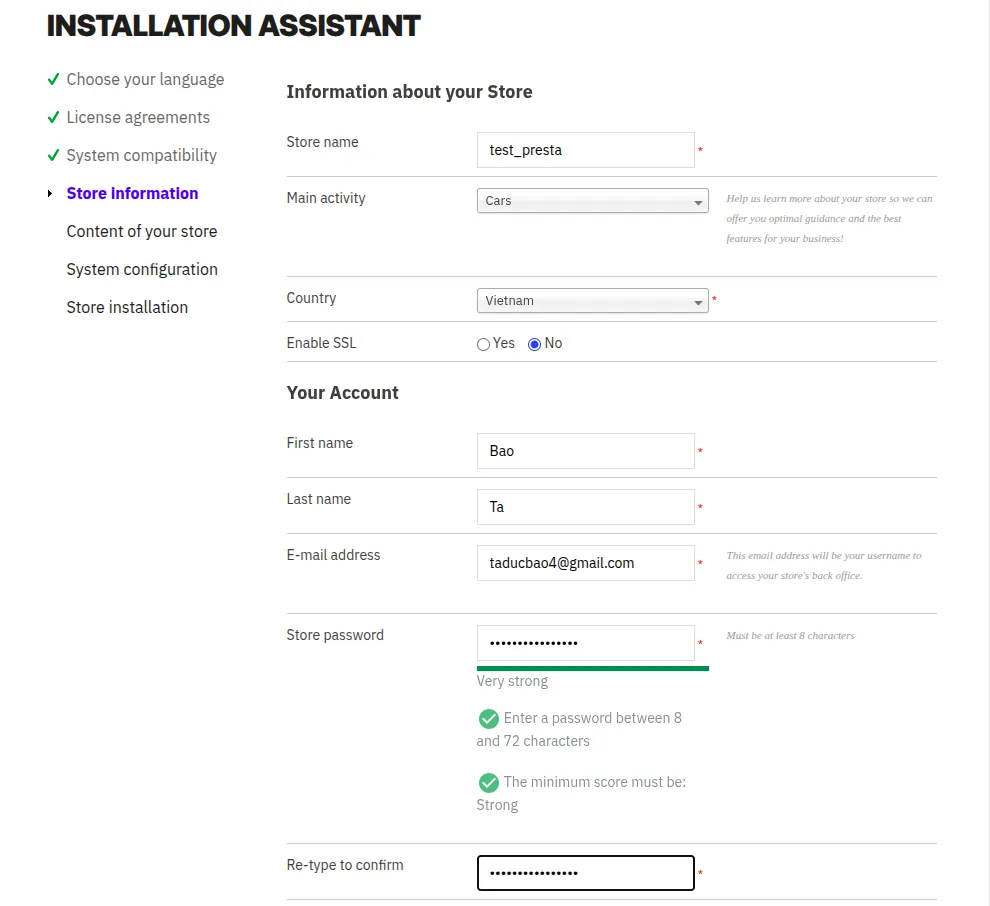 Hướng dẫn cài đặt PrestaShop trên CyberPanel đơn giản 22 cài đặt PrestaShop trên CyberPanel
