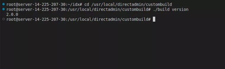 Hướng dẫn cài đặt nhiều phiên bản PHP DirectAdmin 21 Kiểm tra version CustomBuild
