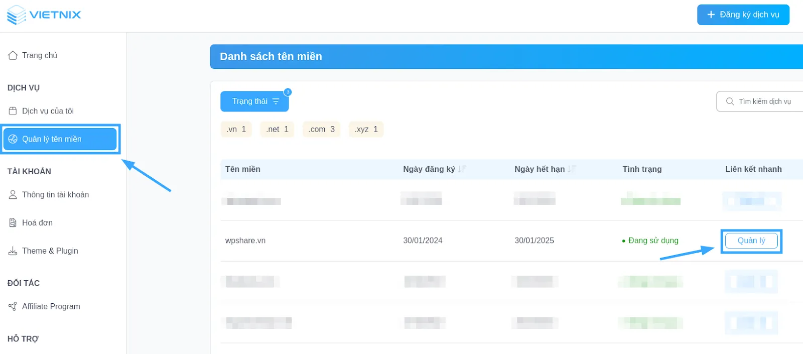 3 cách redirect domain cũ sang domain mới không ảnh hưởng đến thứ hạng SEO 28 Chọn quản lý