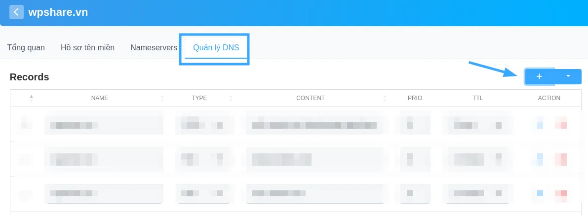 3 cách redirect domain cũ sang domain mới không ảnh hưởng đến thứ hạng SEO 29 Thêm record mới
