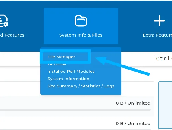 2 cách chuyển tên miền từ User này sang User khác trên DirectAdmin 19 Chọn File Manager