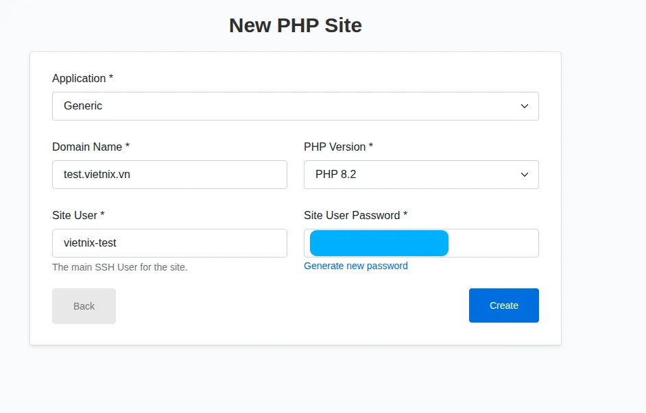 CloudPanel là gì? Hướng dẫn cài đặt và sử dụng CloudPanel chi tiết 29 Thêm trang web PHP