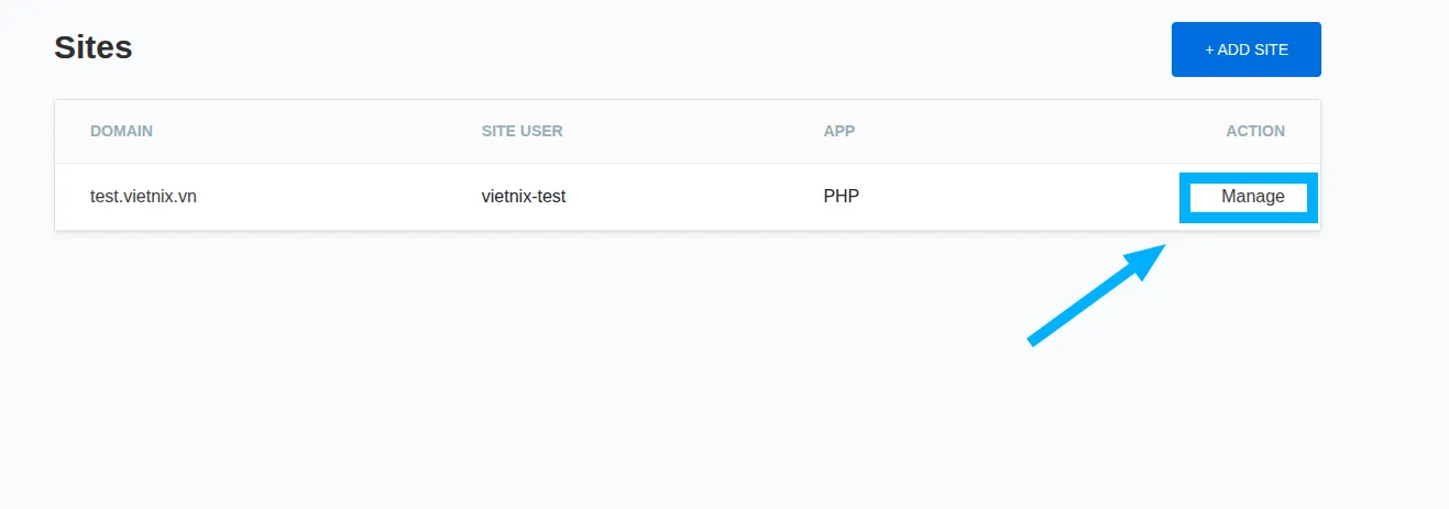 CloudPanel là gì? Hướng dẫn cài đặt và sử dụng CloudPanel chi tiết 31 Quản lý trang web