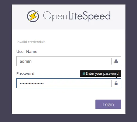 Hướng dẫn cách cấu hình Proxy OpenLiteSpeed trên CyberPanel chi tiết 16 Truy cập trang quản trị