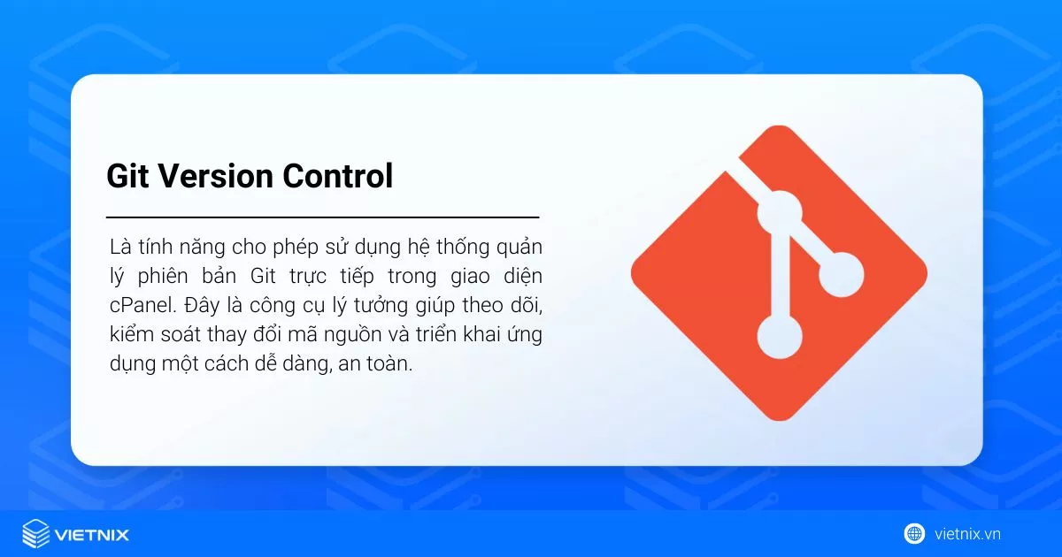 Hướng dẫn sử dụng Git Version Control trên cPanel 20 Git Version Control trên cPanel là gì?