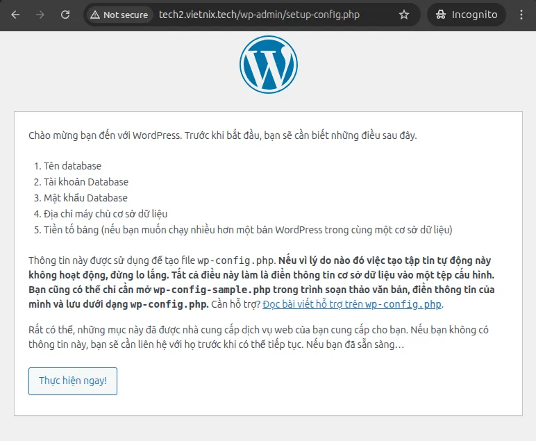 Hướng dẫn cách dùng Application Manager trên cPanel tạo website 22 Kiểm tra website đã hoạt động chưa
