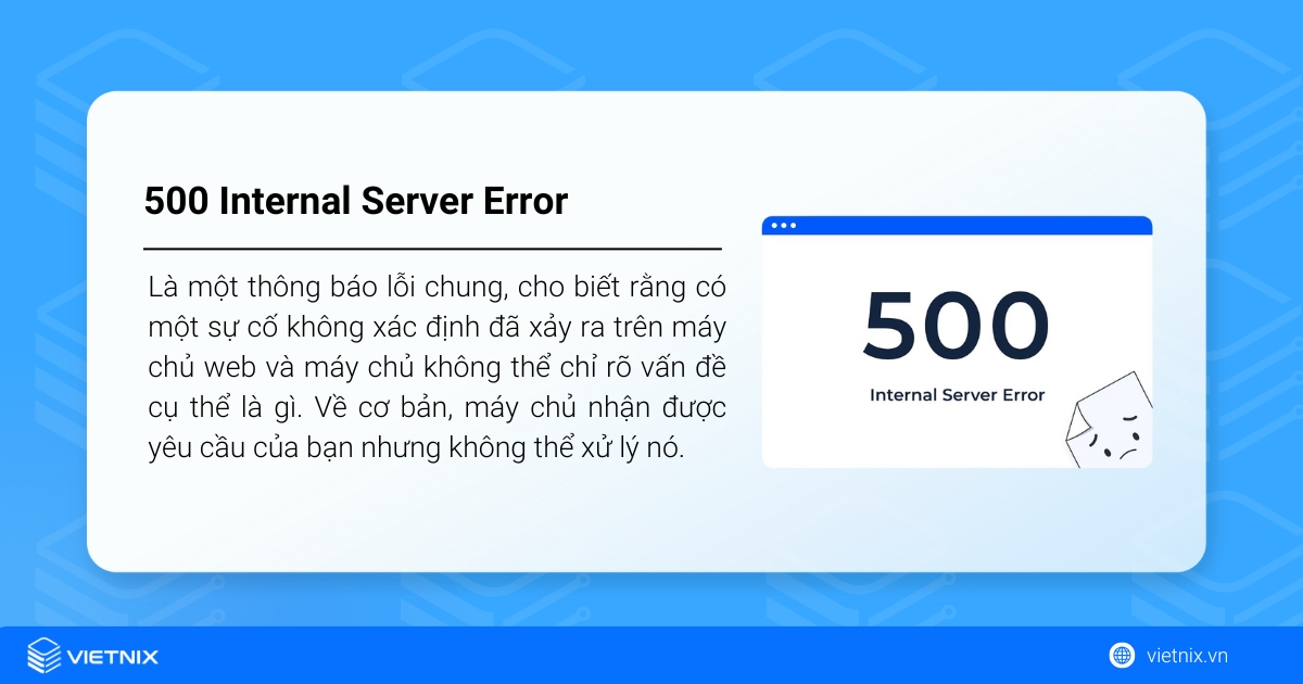 Định nghĩa 500 Internal Server Error
