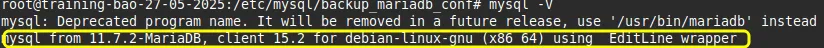 Hướng dẫn cách nâng cấp MariaDB 11. 7 trên CyberPanel chi tiết 19 nâng cấp MariaDB 11. 7 trên CyberPanel