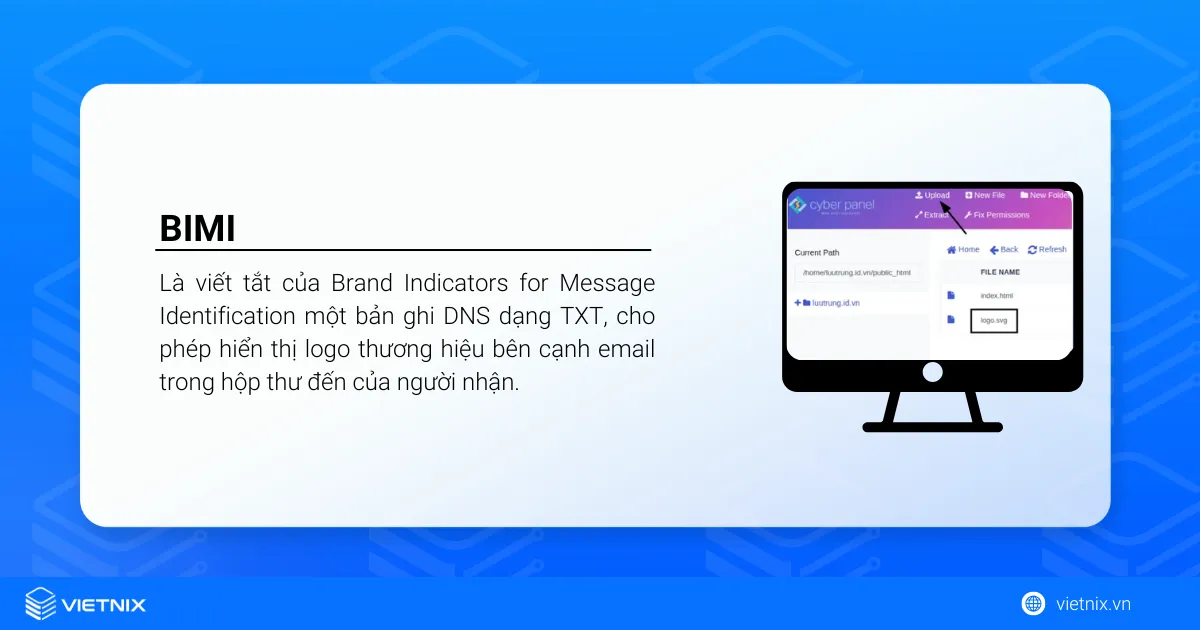 Hướng dẫn tạo bản ghi BIMI trong CyberPanel nhanh chóng 14 BIMI là gì?