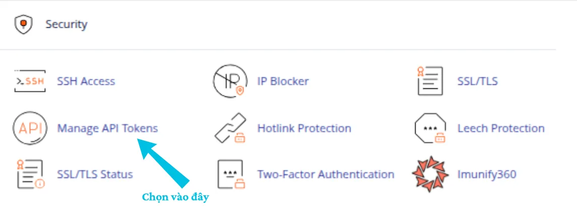 Hướng dẫn cách quản lý API tokens trên cPanel hiệu quả 14 Truy cập API Tokens trên cPanel