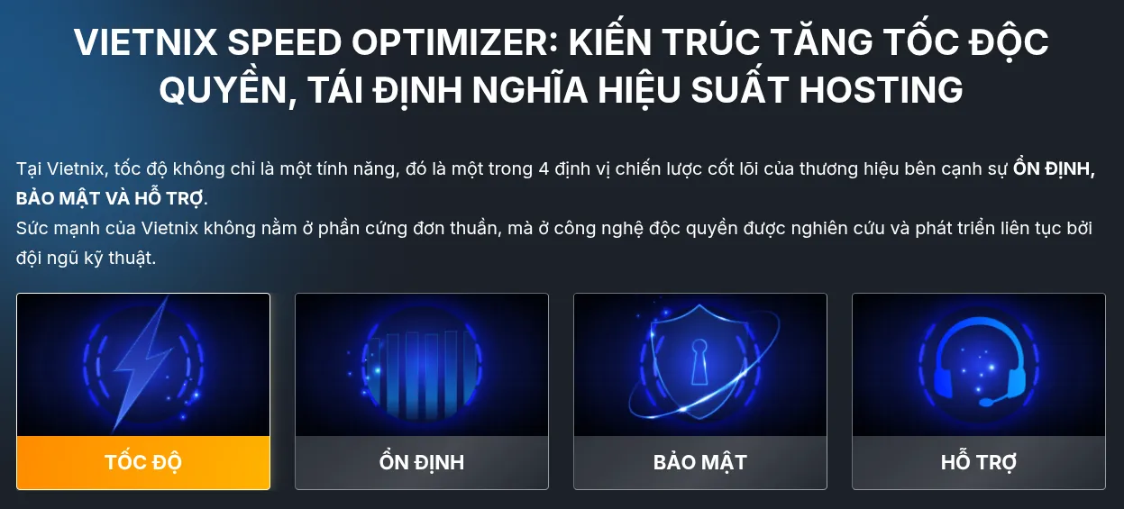 Vietnix Speed Optimizer: Tối ưu hệ điều hành và mạng cho tốc độ website vượt trội 17 Vietnix Speed Optimizer: Tối ưu hệ điều hành và kết nối mạng cho website tốc độ cao