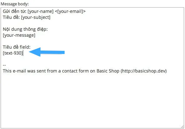Hướng dẫn tạo contact form trong WordPress với Contact Form 7 và WPForms 40 Nhập các thông tin trong form