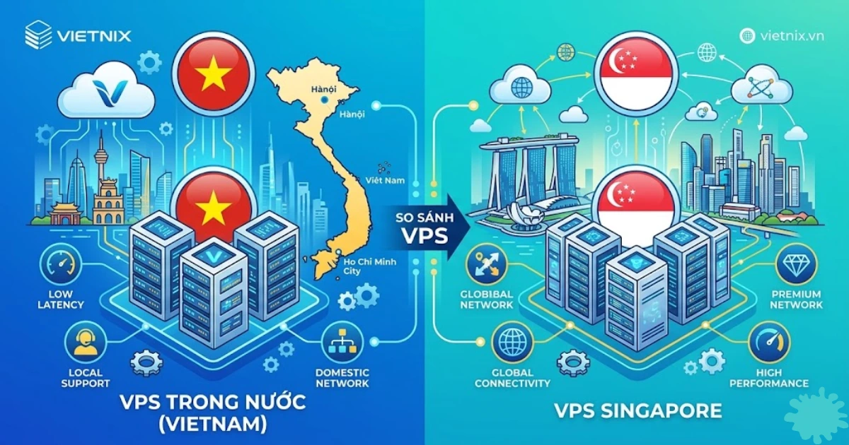 VPS Singapore là gì? Top 6 đơn vị cho thuê VPS Singapore giá rẻ tốc độ cao (danh sách cập nhật liên tục) 37 Điểm khác nhau khi thuê VPS Singapore và VPS trong nước