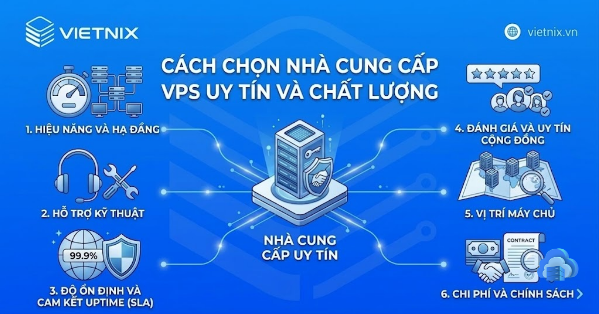 Cách chọn nhà cung cấp VPS uy tín và chất lượng 