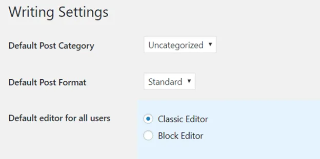 Classic Editor là gì? Hướng dẫn sử dụng và cài đặt chi tiết từ A đến Z cho người mới 43 Cấu hình Classic Editor làm trình soạn thảo mặc định