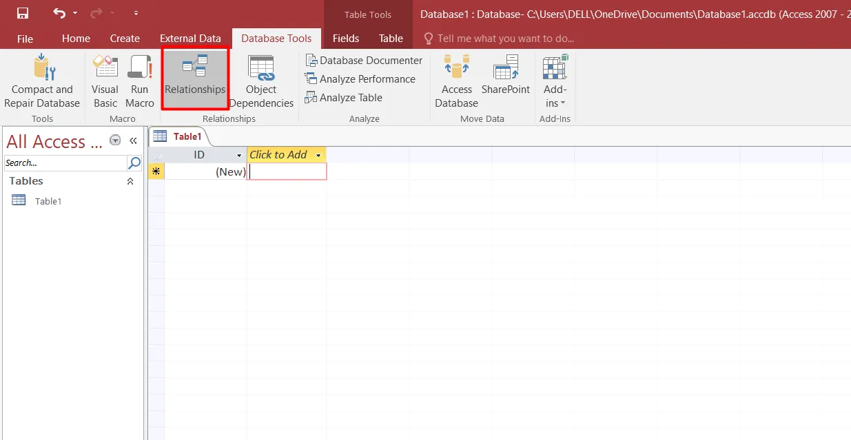 Microsoft Access là gì? Tính năng, ưu điểm và cách sử dụng chi tiết 30 Bạn cần thiết lập các mối quan hệ (Relationship)