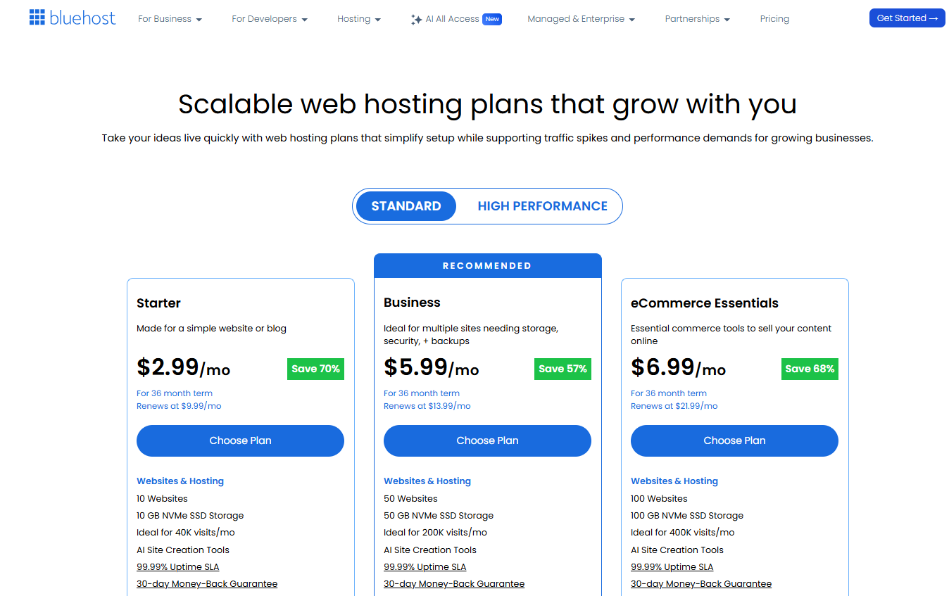 Laravel Hosting là gì? Top nhà cung cấp Laravel Hosting số 1 hiện nay 92 BlueHost là nhà cung cấp hosting Laravel Hosting được nhiều khách hàng sử dụng