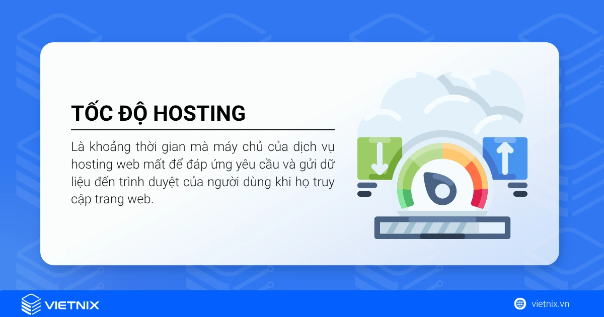 12 công cụ kiểm tra tốc độ hosting miễn phí, chính xác 25 Tốc độ hosting là khoảng thời gian mà máy chủ của dịch vụ hosting web mất để đáp ứng yêu cầu và gửi dữ liệu đến trình duyệt của người dùng