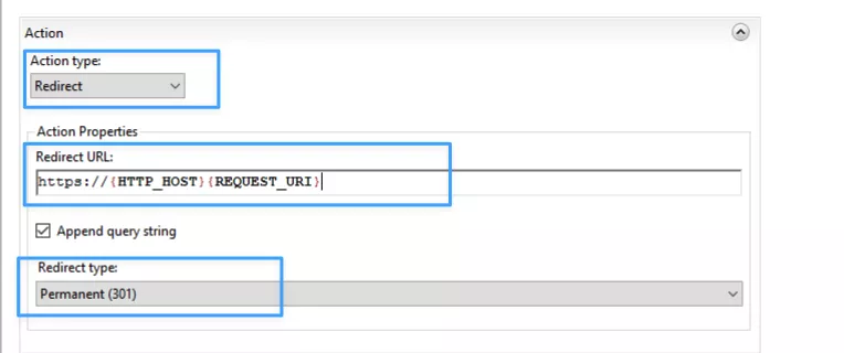 Cấu hình redirect force https  