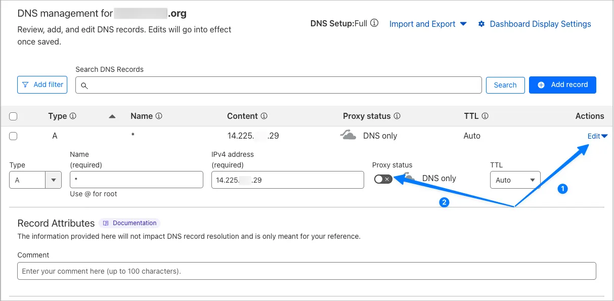 Hướng dẫn cách bật, tắt Proxy Cloudflare nhanh chóng 18 Bật/tắt Proxy Cloudflare