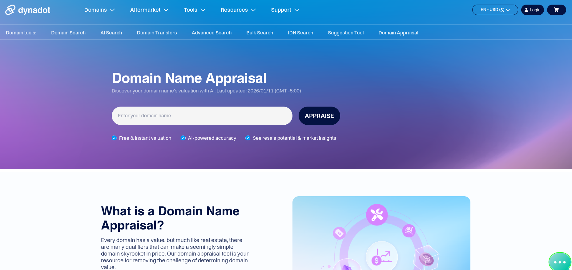 Thẩm định giá tên miền với HumbleWorth