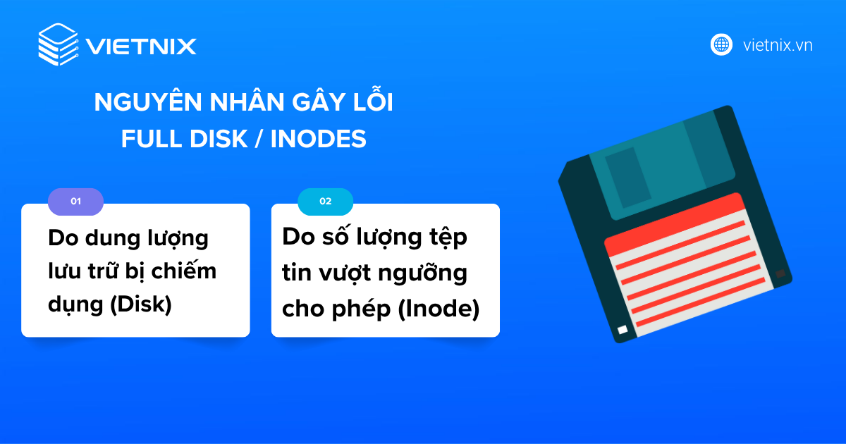 2 lý do phổ biến gây lỗi full disk và inodes trên aaPanel
