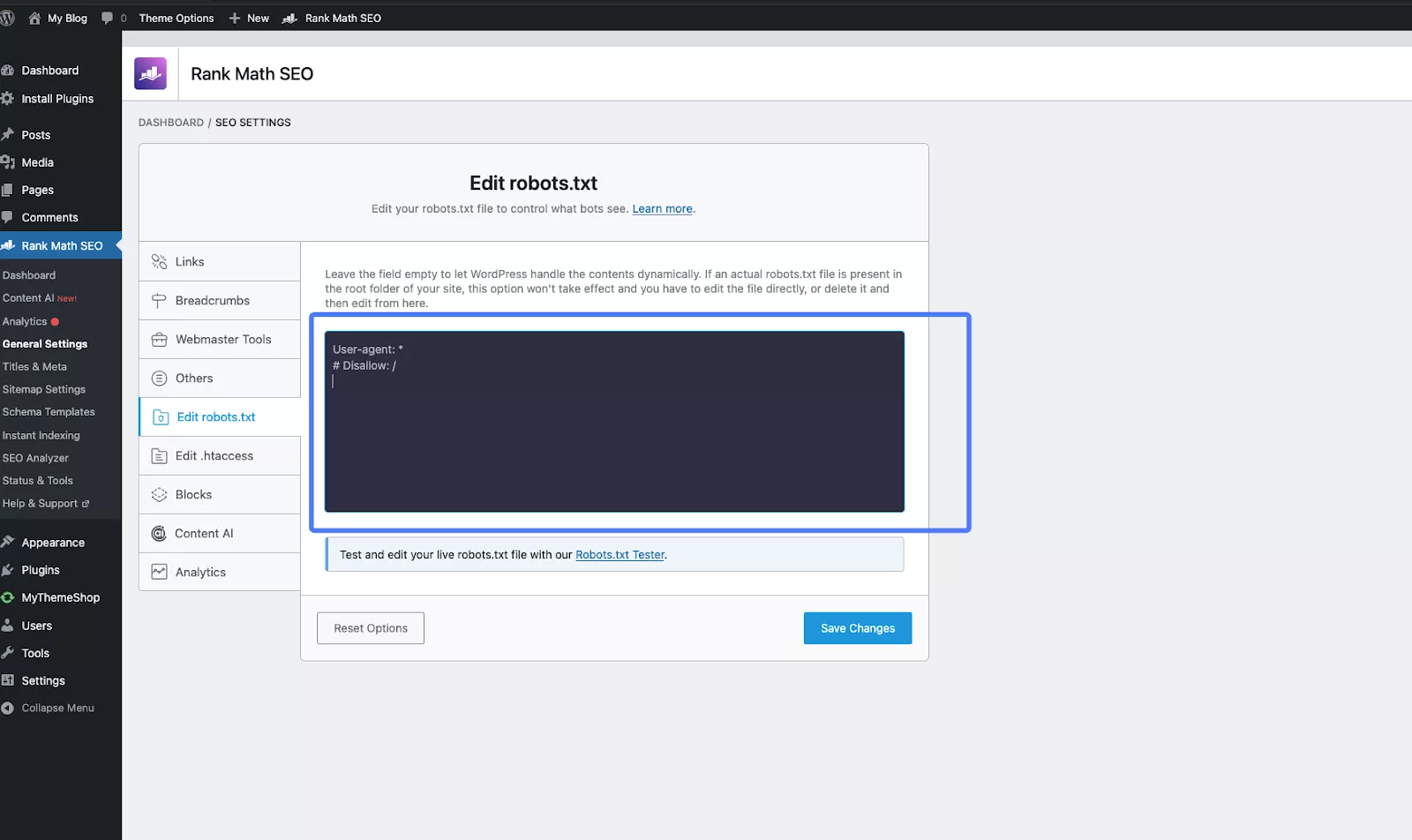 Tìm hiểu khái niệm và cách sử dụng Noindex Tag trong SEO 32 Kiểm tra file robots.txt