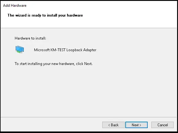 Cách tạo card loopback trên Windows 38 Cài đặt card loopback