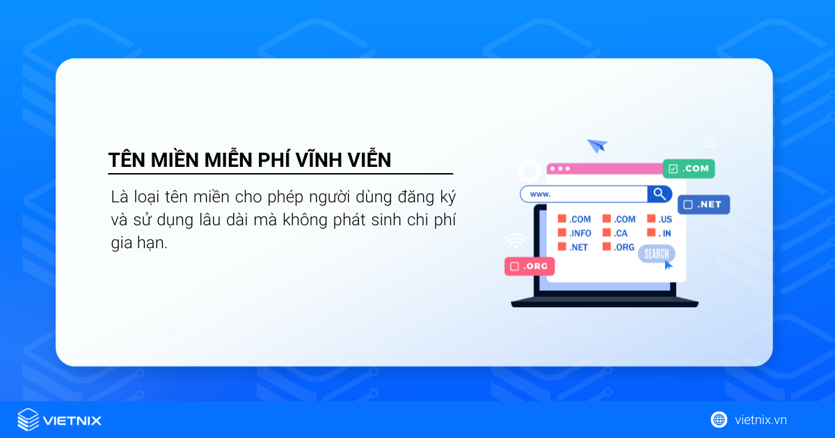 Định nghĩa tên miền miễn phí vĩnh viễn