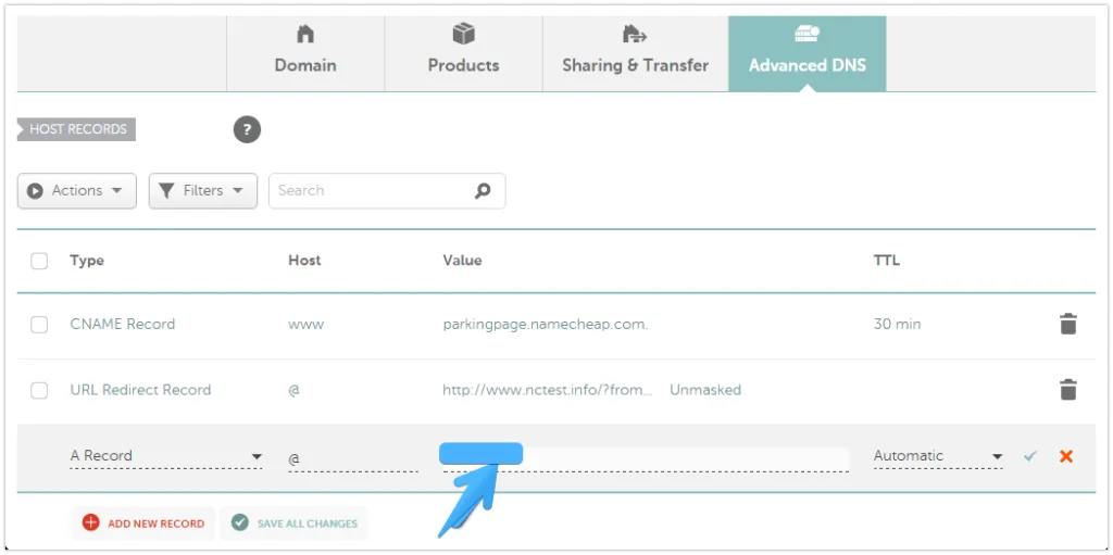 Nhập địa chỉ IP hosting/VPS