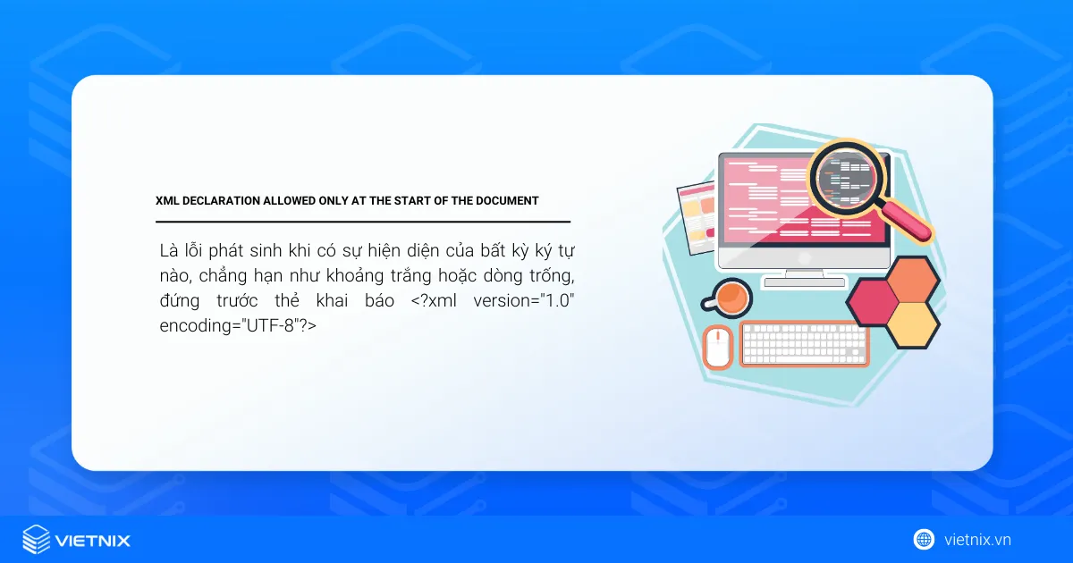 Sửa lỗi “XML declaration allowed only at the start of the document” trên Sitemap Wordpress 18 XML declaration allowed only at the start of the document