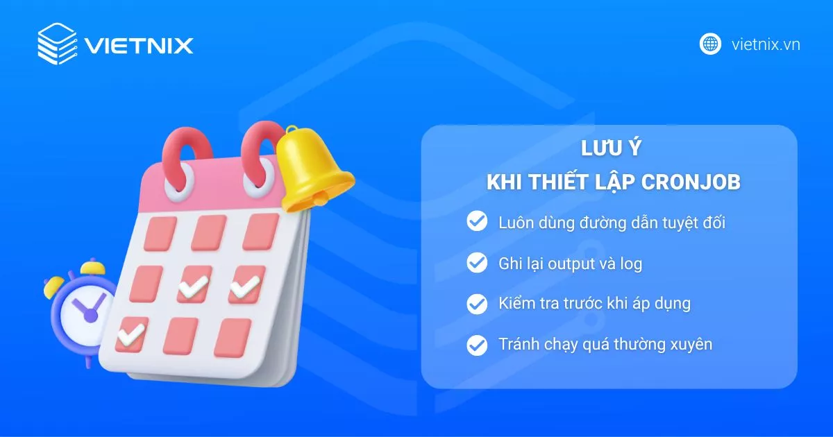 Hướng dẫn cấu hình cronjob trên aaPanel 15 Lưu ý khi cấu hình cronjob trên aaPanel