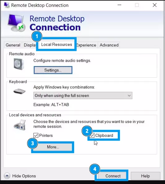 Hướng dẫn cách khắc phục lỗi không copy paste được trong Remote Desktop 16 Khắc phục lỗi không copy paste được trong Remote Desktop