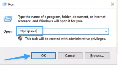 Hướng dẫn cách khắc phục lỗi không copy paste được trong Remote Desktop 18 Nhấn Windows + R, nhập lệnh rdpclip.exe để khởi chạy lại tiến trình