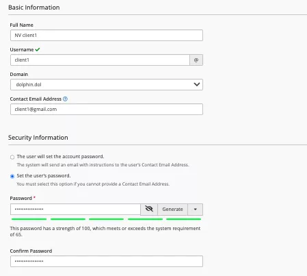 Hướng dẫn tạo Subaccounts trên cPanel nhanh chóng 19 Điền thông tin cho người dùng mới